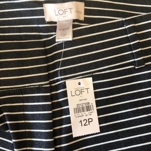 Loft wide leg cropped pants